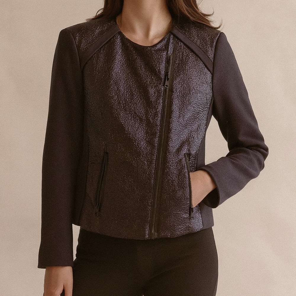 Sandro Navy Blue Light Jacket/Blazer Size 40
